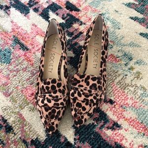 Sole Society Leopard Print Shoes size 10